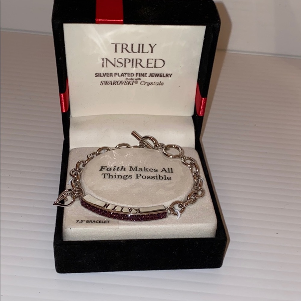 Truly inspired faith bracelet